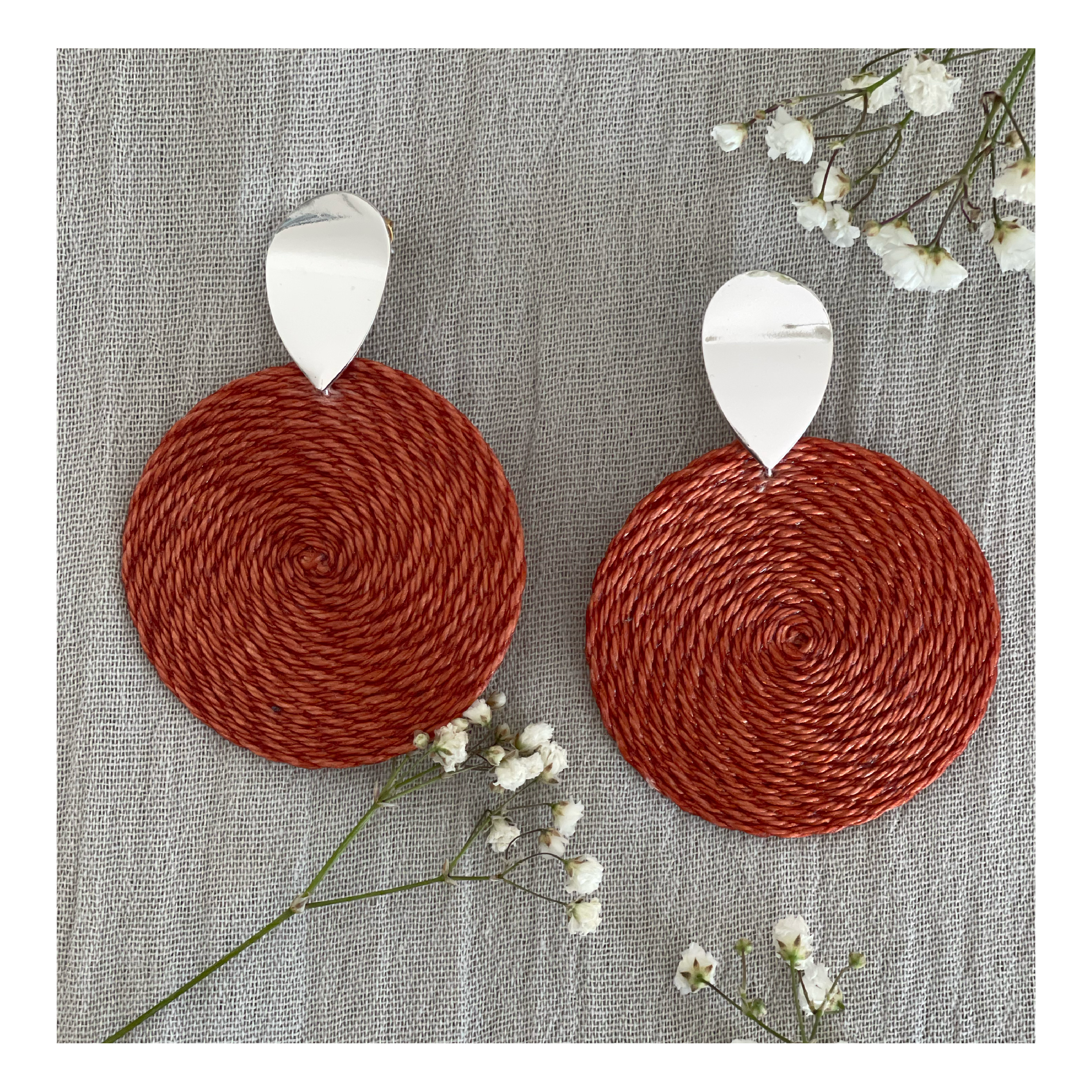 Aros Lía baño de plata