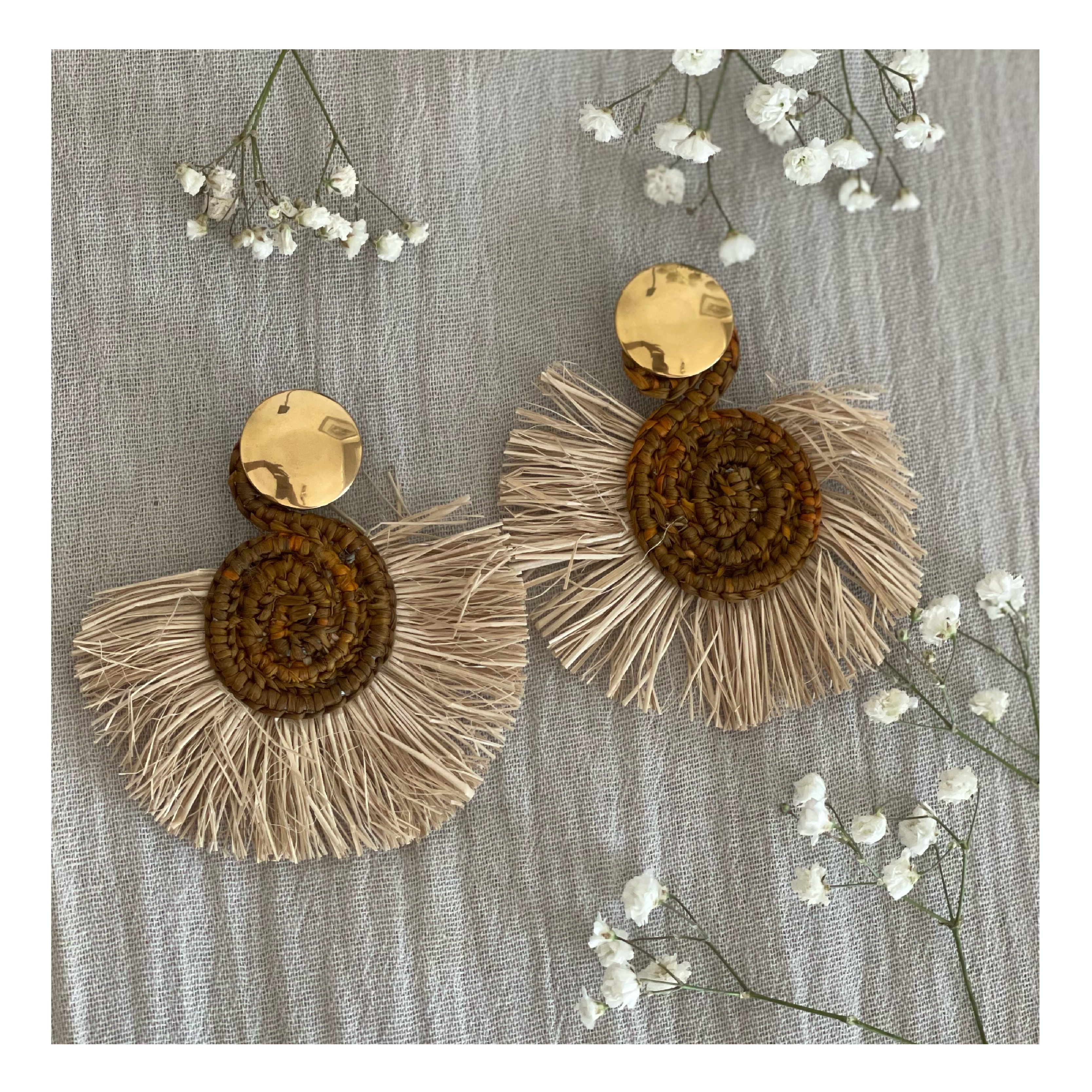 Aros flor de iraca b